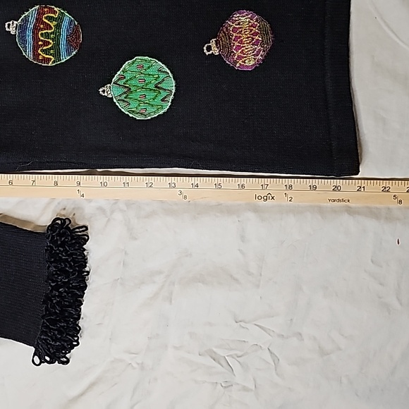 EUC: CHRISTMAS Sweater Storybook Knits Size M 3/4 length - Picture 7 of 7